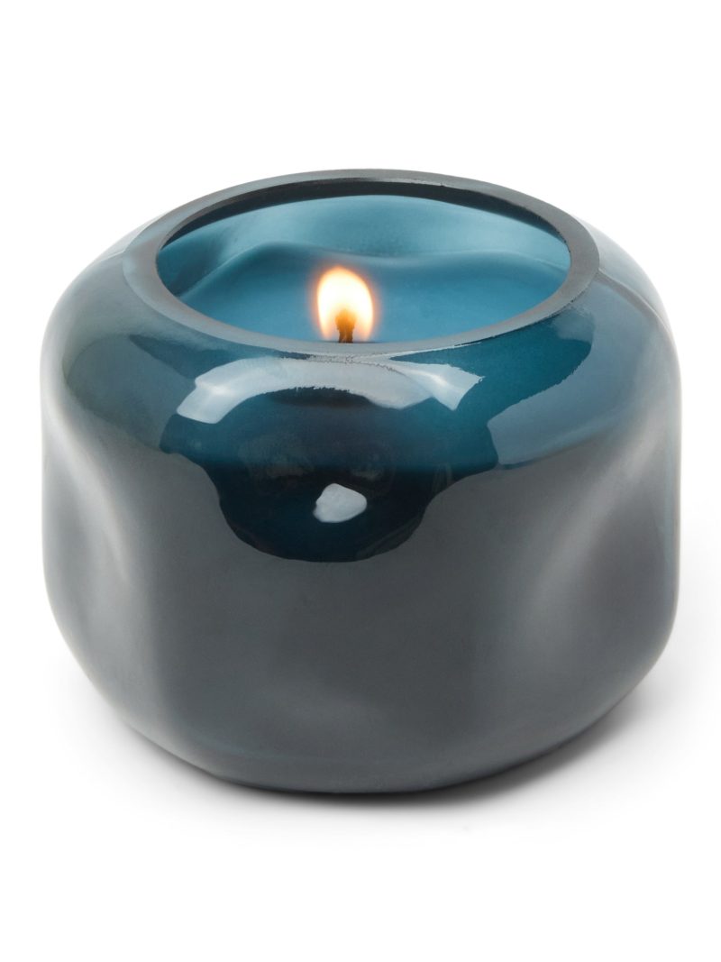Basalt 5-oz Soy Wax Candle, Rosewater & Santal