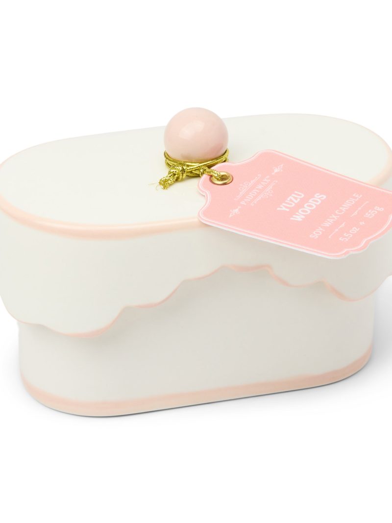 Cherie 5.5-oz Soy Wax Ceramic Candle, Yuzu Woods