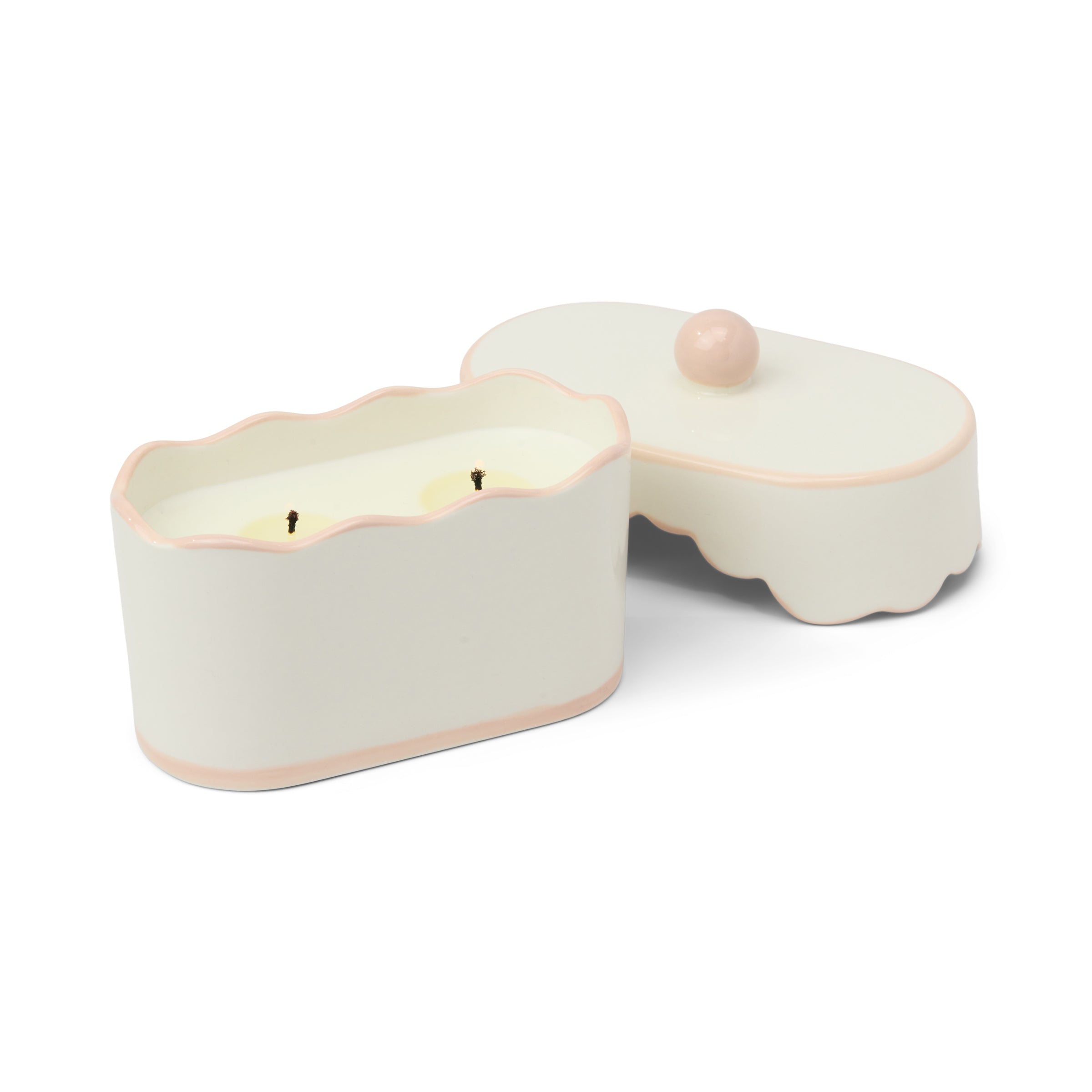 Cherie 5.5-oz Soy Wax Ceramic Candle, Yuzu Woods